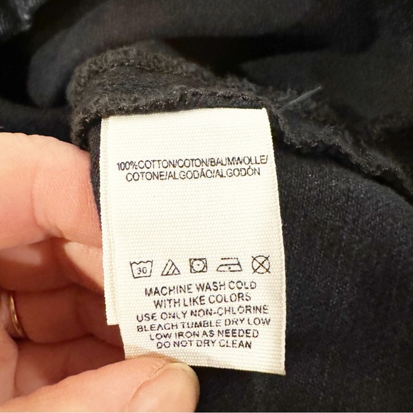 Free People | Black Denim A-Line Mini Skirt, High Waist, Back Zip Entry Sz. 2 - Picture 8 of 8